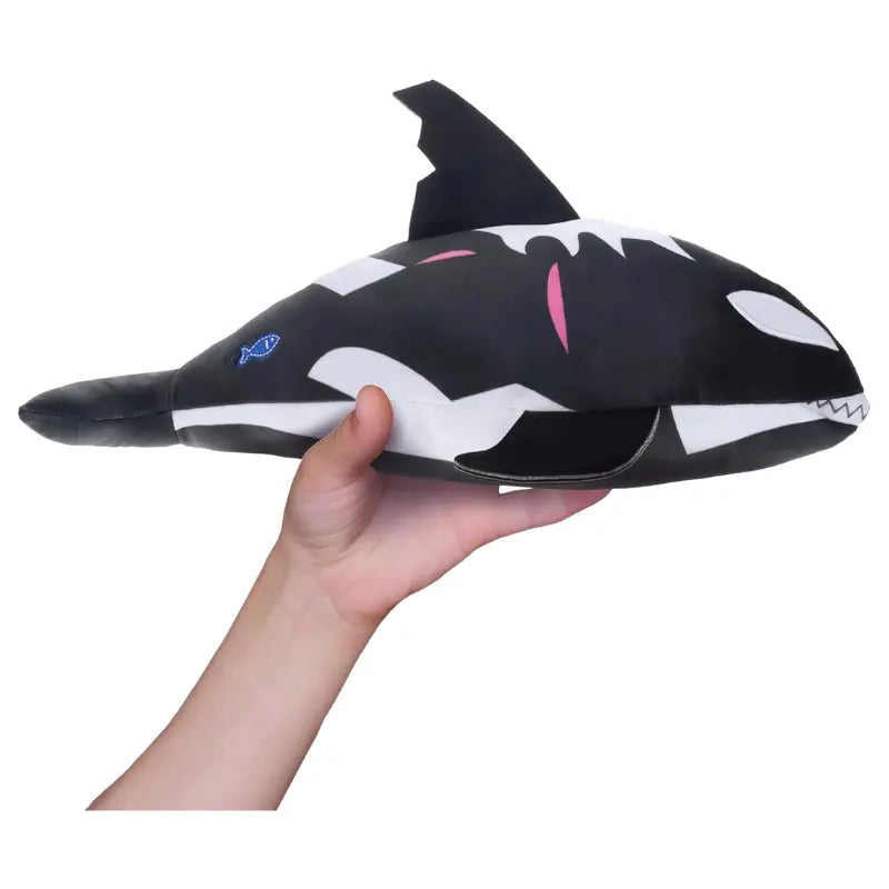 Fisch Mystery Deluxe Plush Orca black white killer whale plush PhatMojo Roblox