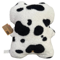 Thumbnail for Fuggler Bigg Fuggs Gaptooth McGoo cow print plush back view with hang tag