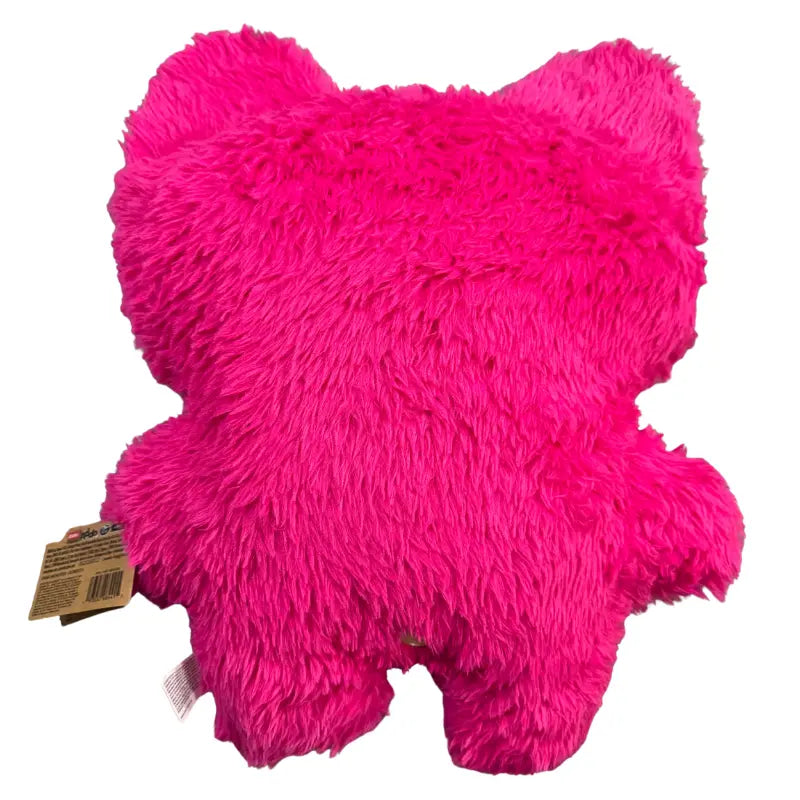 Fuggler Bigg Fuggs Screech pink plush back view with hang tag