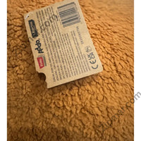 Thumbnail for Fuggler Bigg Nuggets plush hang tag back with barcode and Made in China”