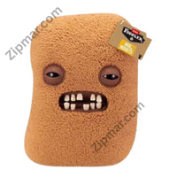 Thumbnail for Fuggler Bigg Nuggets plush front with two sleepy eyes, gap toothed mouth and ZURU hang tag