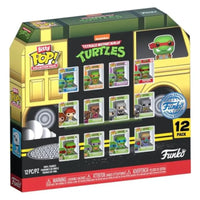 Thumbnail for Funko Bitty Pop TMNT 12-Pack Special Edition collector box back showing all 12 characters
