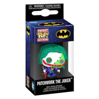 Thumbnail for Funko Pocket Pop Keychain DC Batman Patchwork The Joker vinyl figure sealed in collector display box