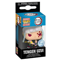 Thumbnail for Front view of the window box packaging for the Funko Pocket Pop! Keychain Demon Slayer Tengen Uzui, showing the clear window and official Special Edition sticker.