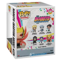 Thumbnail for Funko Pop Animation Boruto Naruto Baryon Mode 1361 box back showing full Boruto wave lineup