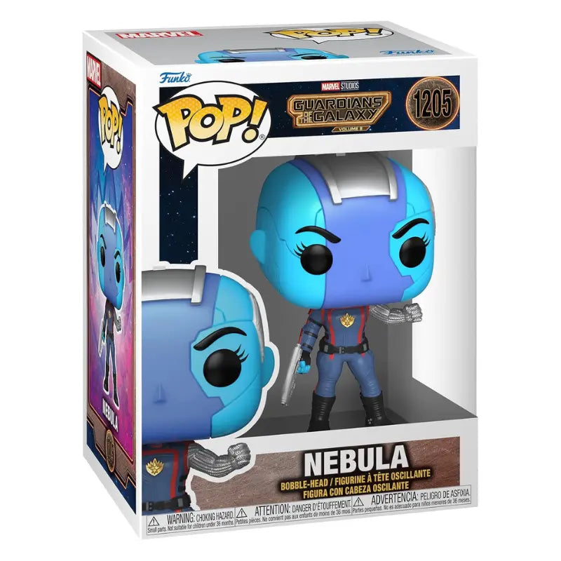 Funko Pop Guardians of the Galaxy Vol 3 Nebula 1205 Marvel Studios vinyl figure sealed in collector box