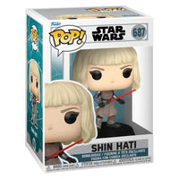 Thumbnail for Front view of Funko Pop! Star Wars Ahsoka Shin Hati #687 packaging showing the vinyl figure.
