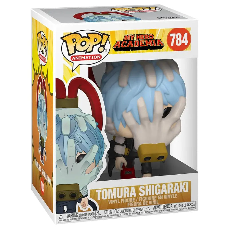 Funko Pop! Animation My Hero Academia Tomura Shigaraki #784 in its original window box packaging.