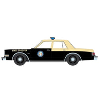 Thumbnail for Profile view of GreenLight 1:64 scale Florida Highway Patrol 1983 Dodge Diplomat diecast police car.