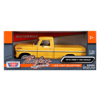 Thumbnail for High angle top-down view of the GreenLight 1992 Ford F-150 Dually diecast model.