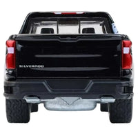 Thumbnail for Rear view of Greenlight Chevrolet Silverado diecast truck showing tailgate
