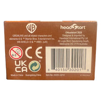 Thumbnail for Gremlins mini figures blind box back panel with barcode and licensing detail