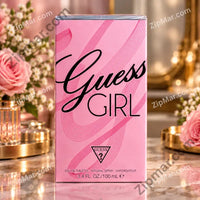 Thumbnail for Front of Guess Girl eau de toilette 3.4 fl oz 100 mL pink box with Guess logo