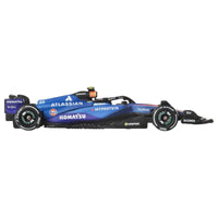Thumbnail for Angled side view of Hot Wheels F1 2025 Williams Racing 55 diecast