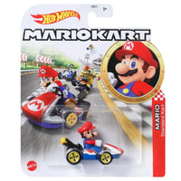 Thumbnail for Hot Wheels Mario Kart Mario Standard Kart packaging card