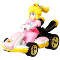 Thumbnail for Front angle view of Hot Wheels Mario Kart Princess Peach Standard Kart diecast