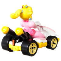 Thumbnail for Rear angle view of Hot Wheels Mario Kart Princess Peach diecast figure