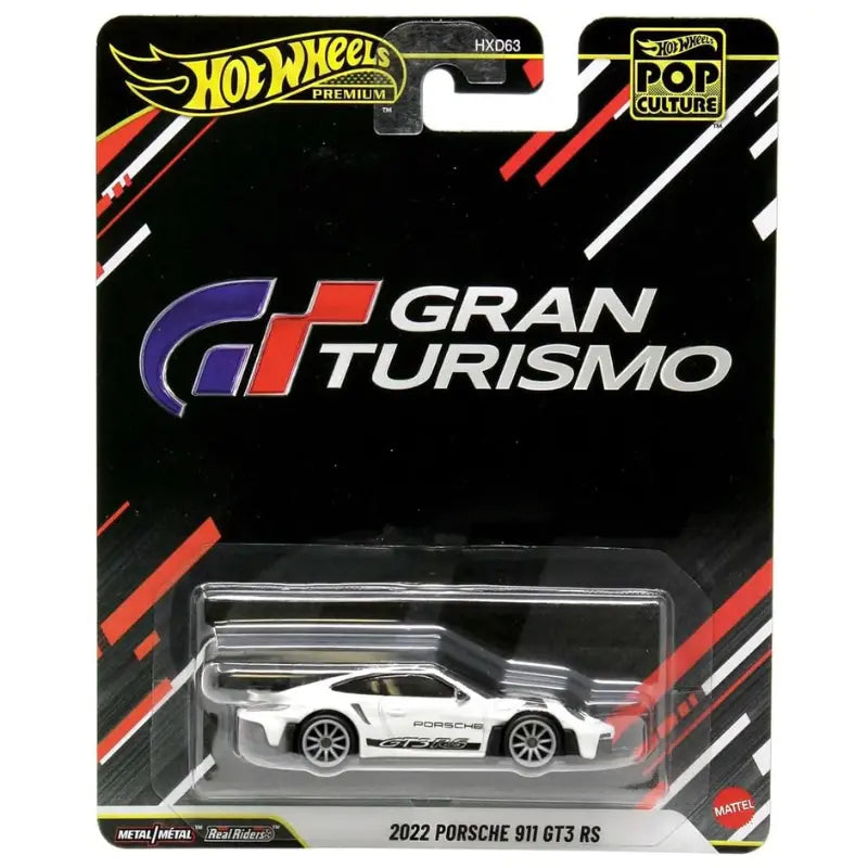 Hot Wheels Premium Pop Culture Gran Turismo Porsche 911 GT3 RS packaging card