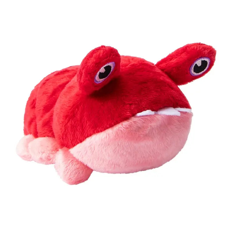 House Monsters red monster plush toy side angle view showing full body