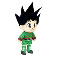 Thumbnail for Hunter x Hunter Gon Freecss plush stuffed figure three quarter angle view showing full character design