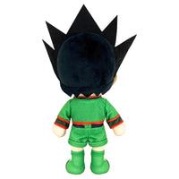 Thumbnail for Hunter x Hunter Gon Freecss plush stuffed figure back view showing spiky black hair and green outfit detail