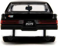 Thumbnail for Rear head-on view of the 1987 Buick Grand National 1:24 diecast car showing taillights, exhaust, and license plate.