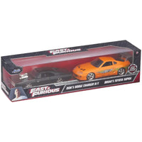Thumbnail for Jada Fast and Furious 1:32 scale diecast twin pack in official movie-themed window box packaging.