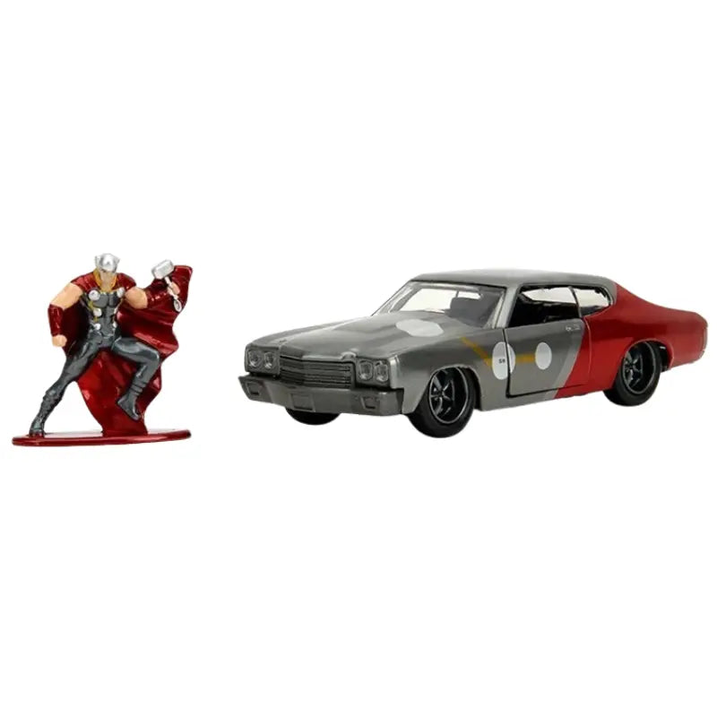 Jada Toys Marvel Thor 1970 Chevrolet Chevelle SS diecast 1:32 with Thor die cast figure set