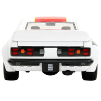 Thumbnail for 1974 Mazda RX-3 One Punch Man diecast car rear view with taillights