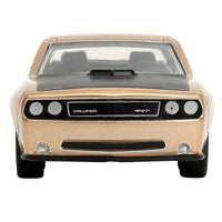 Thumbnail for Rear perspective of the Jada Pink Slips Challenger SRT8 highlighting the spoiler and taillight detail.