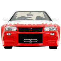 Thumbnail for Close up of front grille and GT-R badge on Street Fighter Ryu edition Nissan Skyline