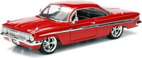 Thumbnail for Jada Toys Fast & Furious F8 Dom's 1961 Chevy Impala 1:24 die-cast model car front three-quarter view