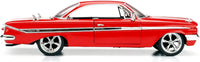Thumbnail for Driver's side profile view of the Jada Toys 1:24 Fast & Furious 1961 Chevy Impala die-cast model car.