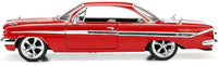 Thumbnail for Passenger side profile view of the Jada Toys 1:24 Fast & Furious 1961 Chevy Impala die-cast model car.
