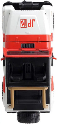 Thumbnail for Top-down overhead view of the 1:24 scale Jada Toys Jeep Wrangler JP12 diecast car detailing the open-top interior and JP12 hood graphic.