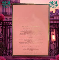 Thumbnail for Back view of Jean Marc Paris Chateau de Rose EDP box showing ingredients and manufacturer details
