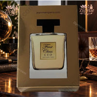 Thumbnail for Jean Marc Paris First Class CEO Eau De Toilette 3.4 oz gold packaging box front view