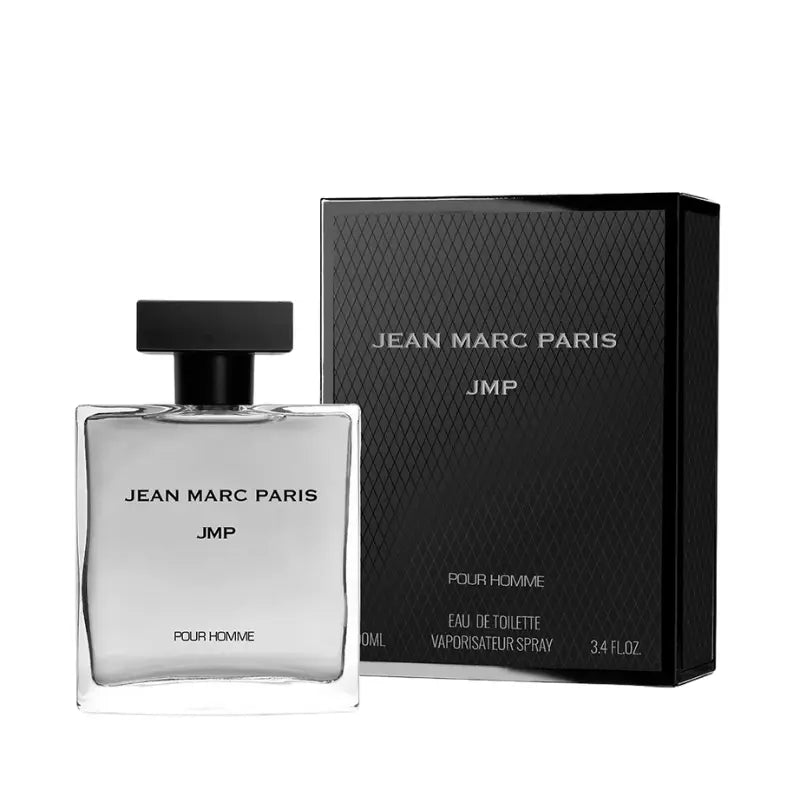 Jean Marc Paris JMP Pour Homme 100mL Eau de Toilette Spray Bottle and Black Box 3.4 fl oz Men's Cologne ZipMar