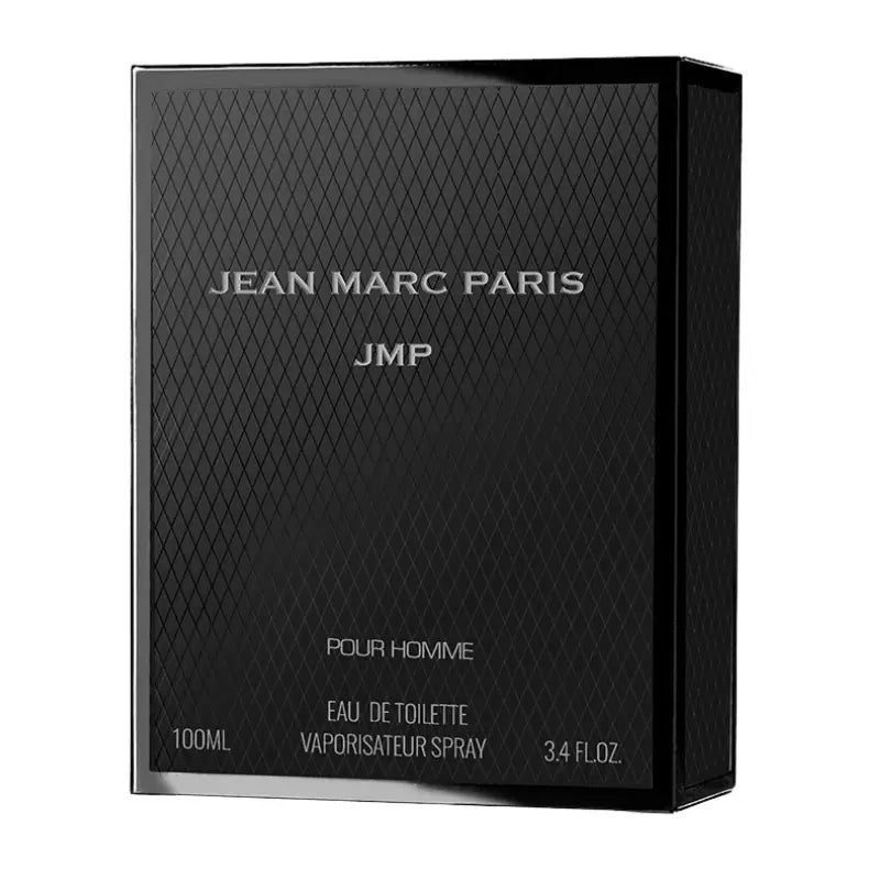 Jean Marc Paris JMP Pour Homme 100mL Eau de Toilette Vaporisateur Spray Black Diamond Pattern Gift Box ZipMar