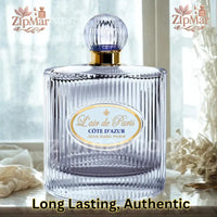 Thumbnail for Front display of L'air de Paris Cote d'Azur EDP bottle on elegant marble surface with white curtain lighting