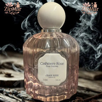 Thumbnail for Jean Rish Cashmere Rose Pour Femme Eau de Parfum 100 mL 3.4 fl oz fluted pink bottle with cream ball cap