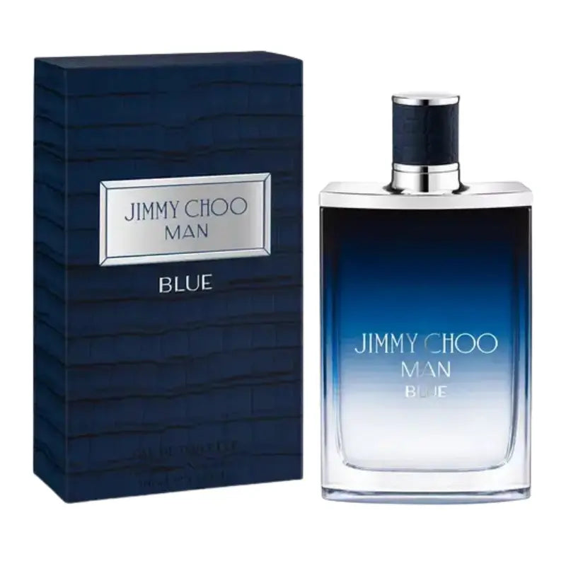 Jimmy Choo Man Blue Eau de Toilette 3.4 oz bottle with box