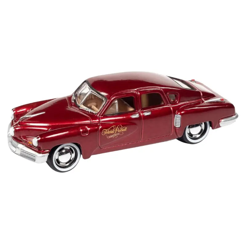 Johnny Lightning 1948 Tucker Torpedo in packaging with Poker Chip Collector Token and Game Card.