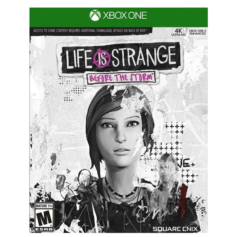 Life Is Strange Before the Storm Xbox Front Cover featuring Chloe Price.