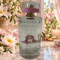 Thumbnail for Lollia This Moment No. 43 Eau de Parfum Water Lily Sun Blossoms 3.4 oz close-up with lily flowers