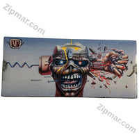 Thumbnail for Top of M2 Machines Iron Maiden box with Eddie artwork and M2 Machines logo
