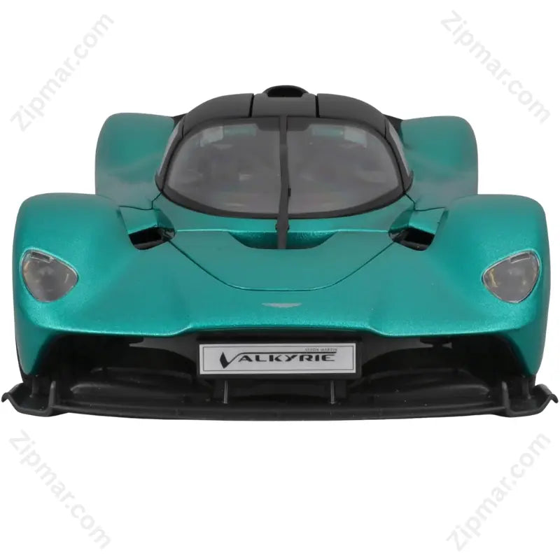 Front view of Maisto Special Edition 1:18 scale Aston Martin Valkyrie diecast hypercar