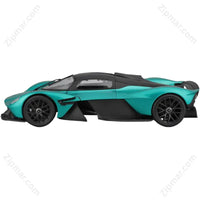 Thumbnail for Side profile view of Maisto 1:18 scale Aston Martin Valkyrie diecast model car