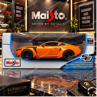 Thumbnail for Maisto Special Edition 1:18 box with window showing orange Ford Mustang GTD model, item 46629