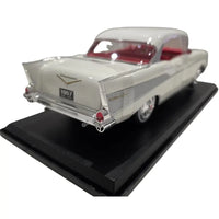 Thumbnail for Maisto 1:18 1957 Chevrolet Bel Air Coupe diecast model rear angle view
